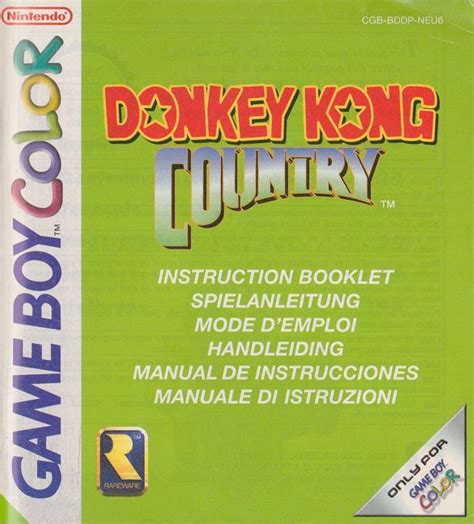 Donkey Kong Country cover or packaging material - MobyGames