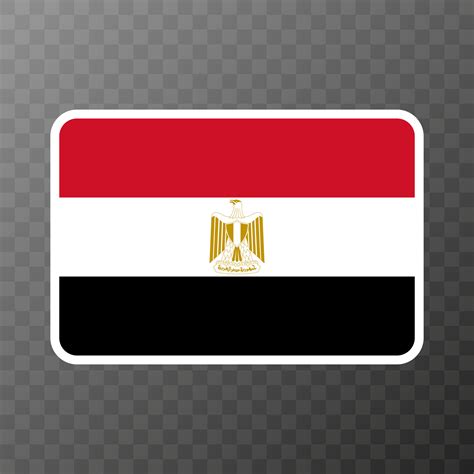 Egypt flag, official colors and proportion. Vector illustration ...