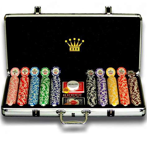 500pcs Casino Poker Chip Sets in Aluminum Case -in Poker Chips from ...