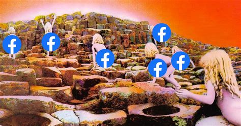 LED ZEPPELIN's Houses of the Holy Artwork Banned On Facebook Because BUTTS!