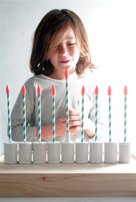 How to Make a Flameless Hanukkah Menorah Safe for Kids