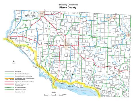 Wisconsin County Bicycle Maps