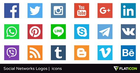 29 free vector icons of Social Networks Logos designed by Freepik ...