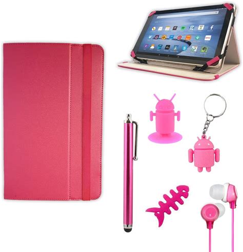 10.1" Inch Pink Tablet Case fits ARGOS BUSH MYTABLET / ELUMA / SPIRA B1 ...