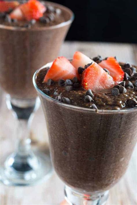 Easy Chocolate Chia Seed Pudding - Dishing Delish