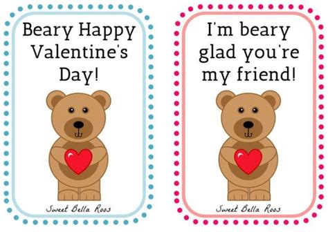 Free Valentine's Day Printables- Sweet Bella Roos