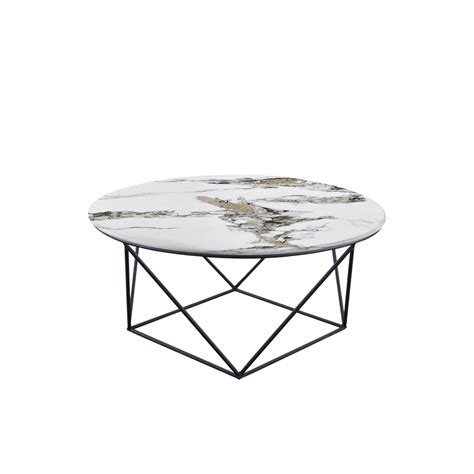 Marble Coffee Table - Round Geo