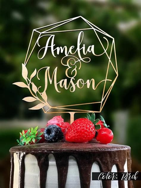 Personalized wedding cake topper customized cake topper for etsy – Artofit