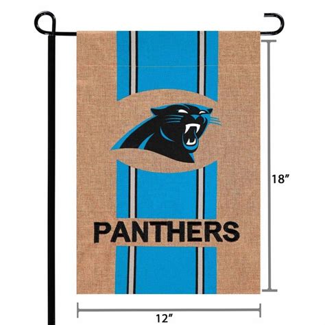 Carolina Panthers Burlap Garden Flag - Fanatics.com