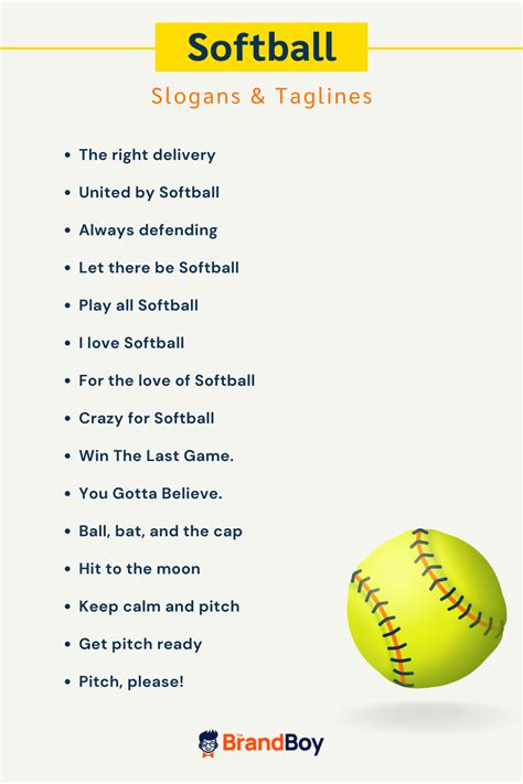 876+ Amazing Softball Slogans, Phrases, And Mottos (Generator + Guide)