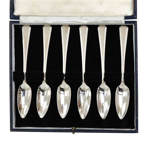 Silver Grapefruit Spoons | Vintage Fine Silver - Vintage Fine Jewellery & Antique Fine Jewellery ...