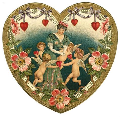 Vintage Valentine Heart Clip Art ZOZcD6 Clipart