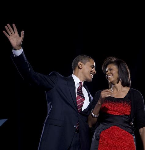 Barack and Michelle Obama on election night in Chicago, IL… | Flickr