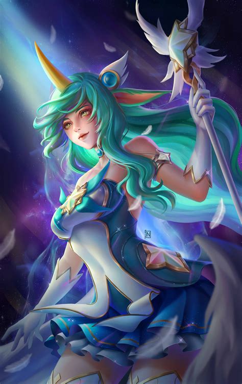 ArtStation - fan art Soraka-Star Guardian