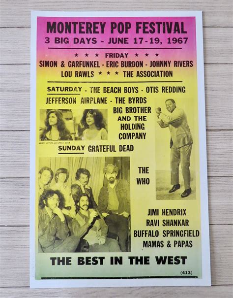 1967 monterey pop festival poster – The Flower Child