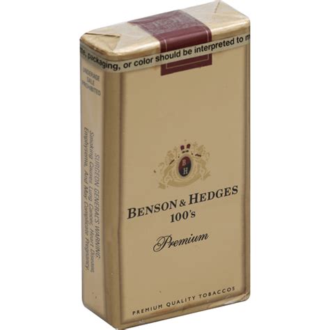 Benson & Hedges Cigarettes, Premium, 100's | Shop | Martins - Emerald