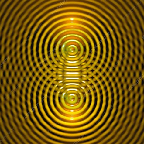 Interference patterns, artwork - Stock Image - C019/4384 - Science Photo Library