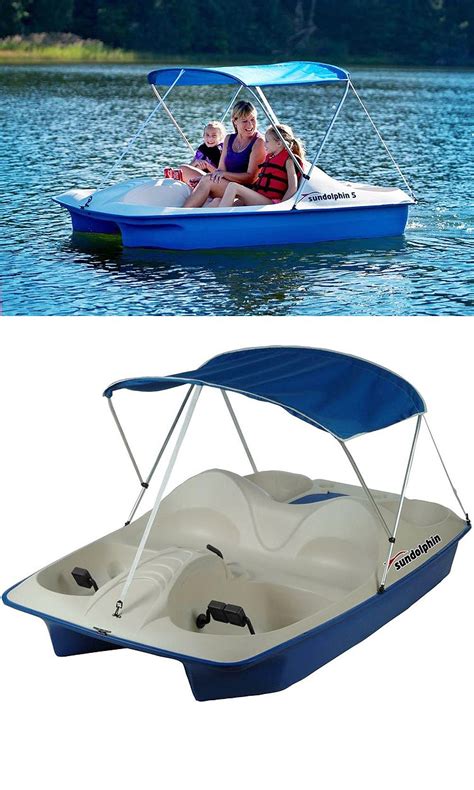 5 Person Pedal Boat With Canopy - Low price KL Industries Water Wheeler Electric ASL 5 ... : The ...