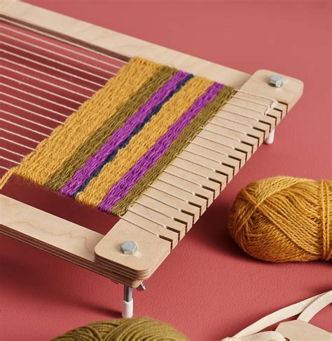 Wooden Beginners Weaving Loom Craft Kit By Bombus | notonthehighstreet.com