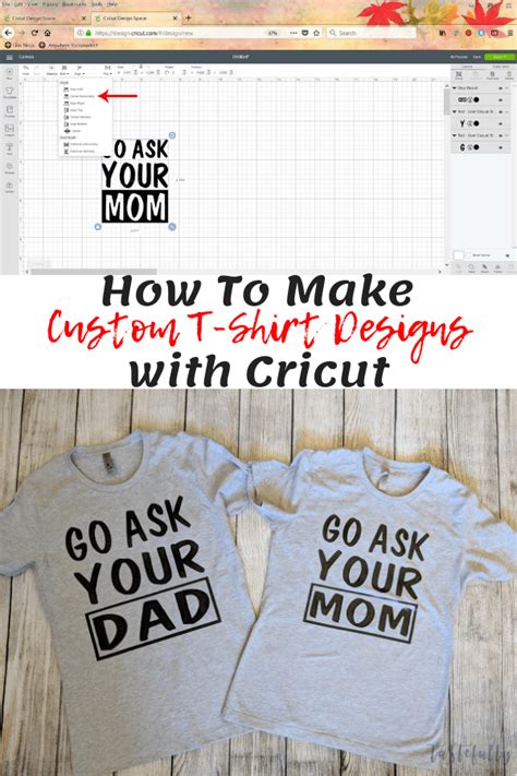 How To Make T-Shirt Designs With Cricut - Tastefully Frugal