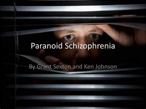 PPT - Paranoid Schizophrenia PowerPoint Presentation, free download - ID:2675671