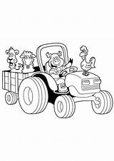 Traktor Coloring Bauernhof Ausdrucken Ausmalbild Kostenlos Otis Trecker  sketch template