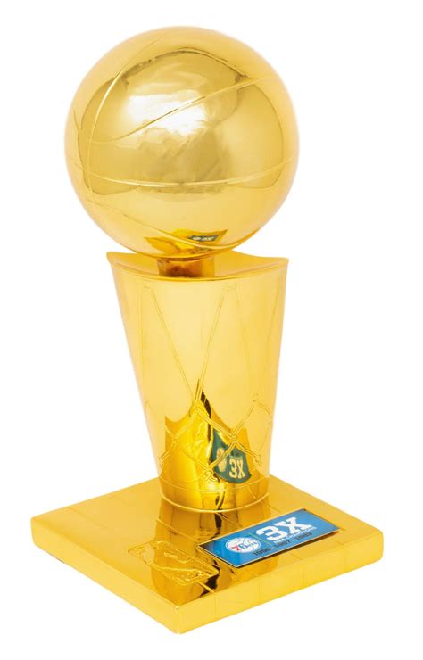 Philadelphia 76ers Unsigned Gold 3x NBA Champions Replica Trophy | Nba champions, Champions ...