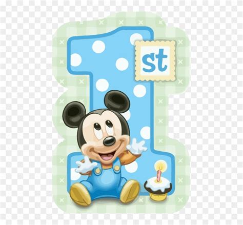 Free Png Download 1st Birthday Mickey Mouse Png Images - Mickey Mouse ...