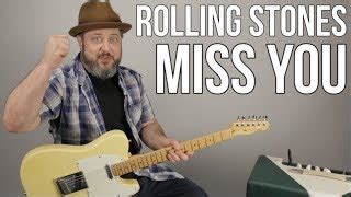 The Rolling Stones "Miss You" Guitar lesson Chords - ChordU