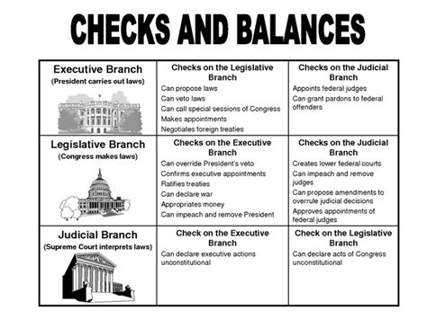 Checks and Balances - The Constitution