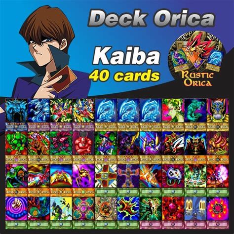 Seto Kaiba Deck 40 cards Orica Anime or TCG-EN Yugioh Duel Monsters | Yugioh trading cards ...