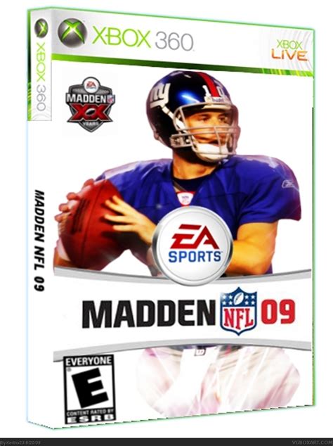 Viewing full size Madden NFL 09 box cover