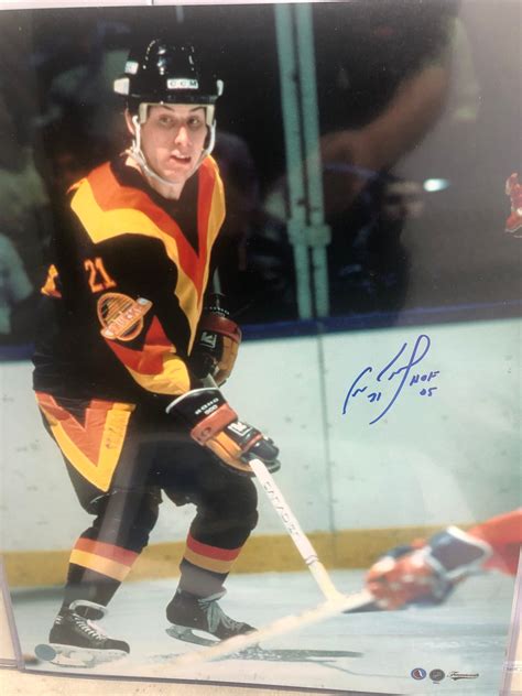 Cam Neely signed 16x20 Rookie Year with HOF and AJ Sports cert ...