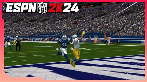 NFL 2K24 Chargers vs Colts Gameplay - YouTube