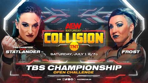 AEW Collision Results - 7/1/23 (TBS Title Match, Owen Hart ...