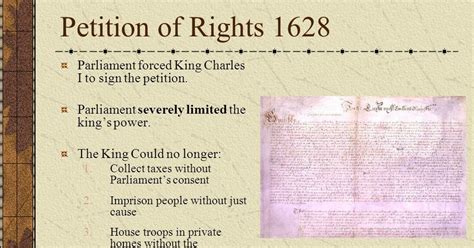 The Petition of Right ~ The National Duty