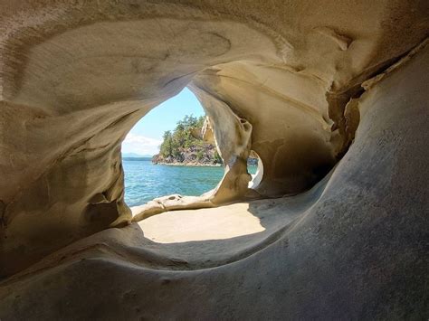 These Sandstone Caves On Galiano Island Are A Must-See Before The Summer's Up