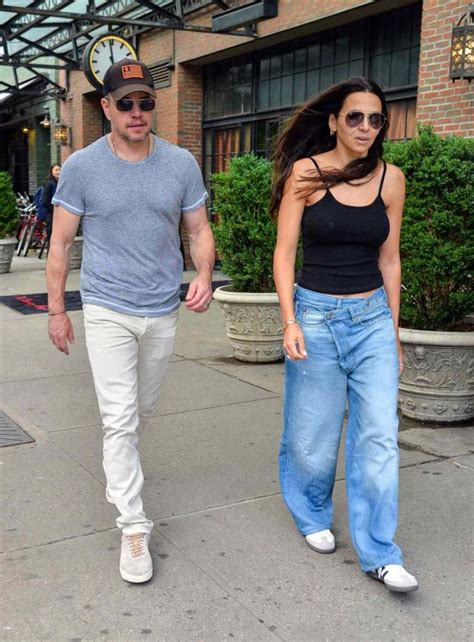 Matt Damon and Wife Luciana Barroso Go Casual as They Step Out in New ...