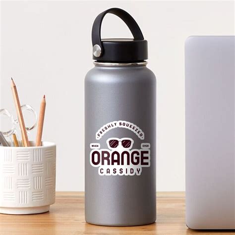 "AEW Orange Cassidy" Sticker by AvolieGlass | Redbubble