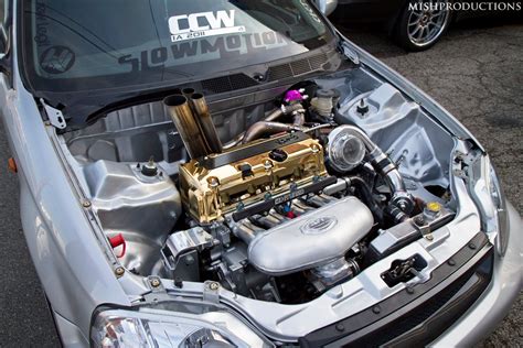 Honda K Motor Turbo Civic | Engine porn | Pinterest