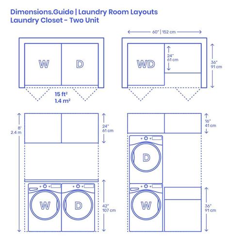 Standard Washer and Dryer Dimensions (with Photos) | Upgradedhome.com