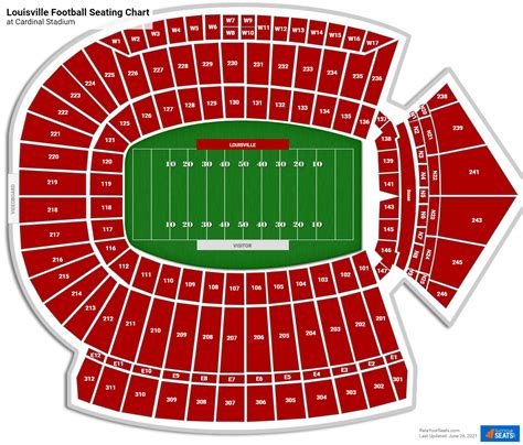 Louisville Cardinal Stadium Virtual Seating Chart - Stadium Seating Chart