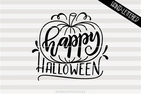 Happy halloween - SVG File - HowJoyful Studio