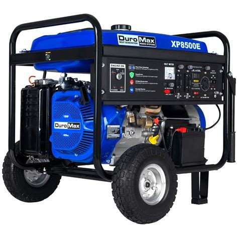 Duromax xp8500e gas powered portable generator 8500 watt electric start ...