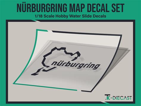 Nürburgring Map Decal Set - Tk Diecast