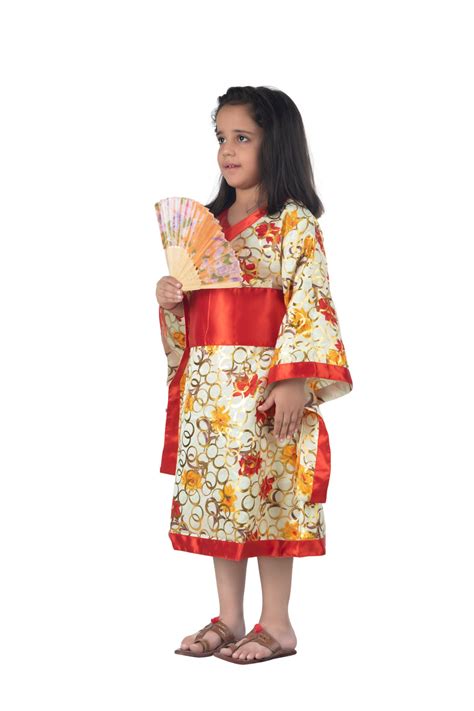 Rent or Buy Japanese Girl Kimono Fancy Dress Costume Online in India