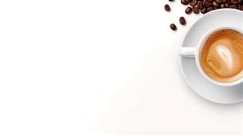 Premium AI Image | Coffee on a white background