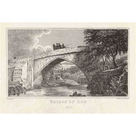 Aberdeen Bridge of Don 1822 - BRITTON-IMAGES