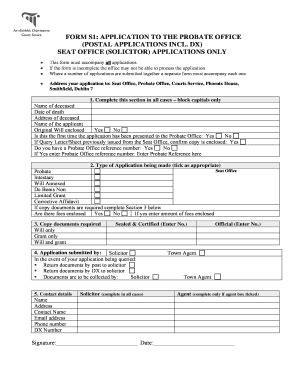 17 Printable probate legal forms Templates - Fillable Samples in PDF ...