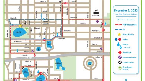 OUC Orlando Half Marathon parking and road closures